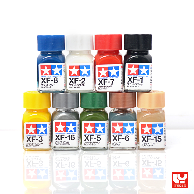 Tamiya Model Paint Set - 10 ml FX1-FX29 matte Panel-Einlagefarbe auf