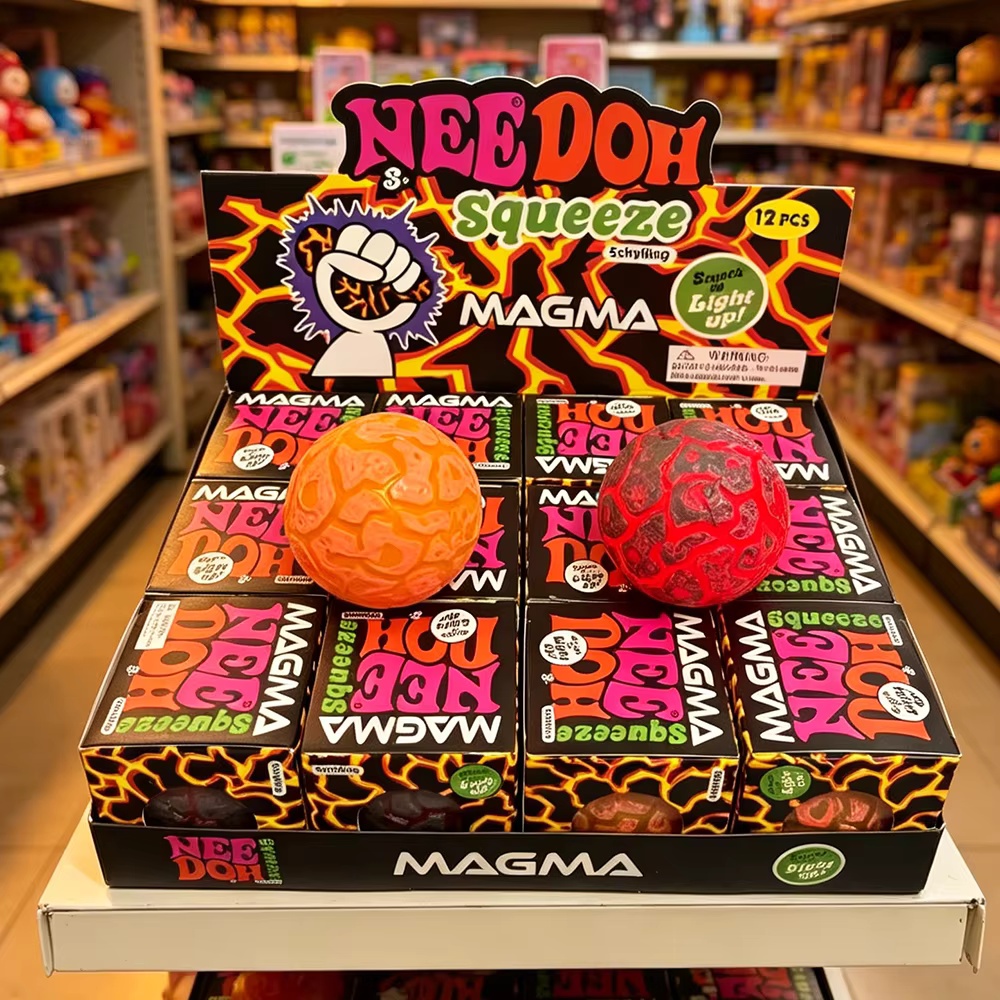 Fidget Cube Original - Neues Produkt NeeDoh Glitter Magma Ball