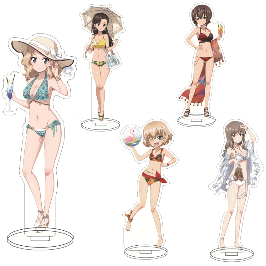 Figma Stand Set - 16CM Anime Acryl-Ständer GIRLS und PANZER