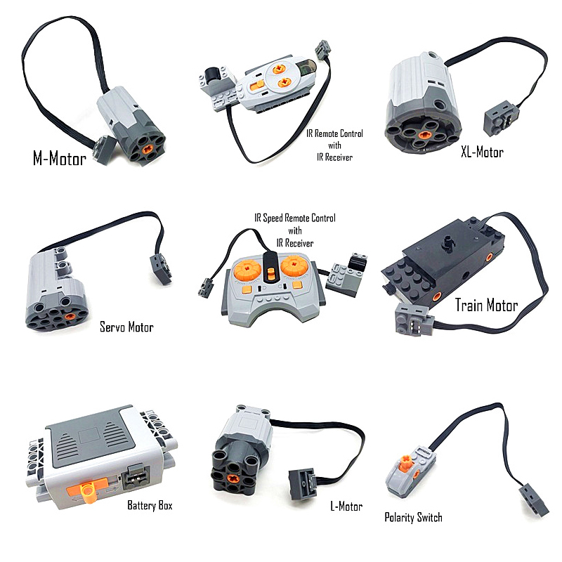 Lego Set Technic - Technische Teile Motor Multi-Power-Funktionen 8293 8883