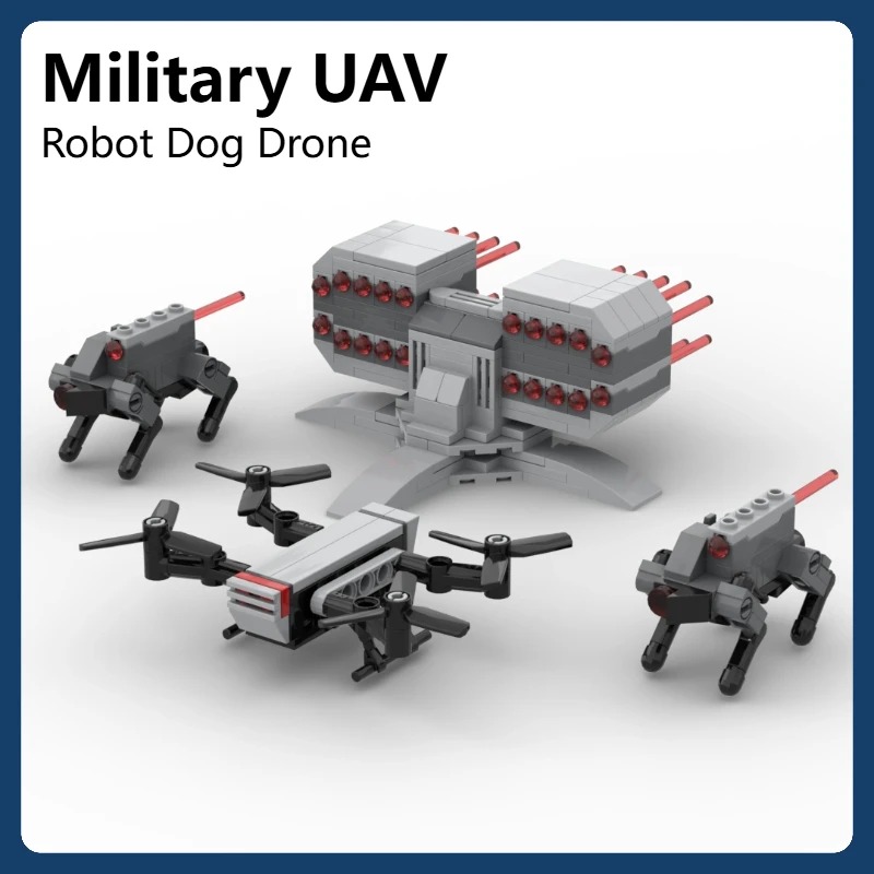 WW2 Militär Zubehör UAV Robote – Lego Minifigure Holder Bewertung und Preis
