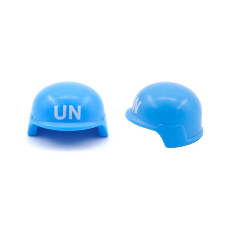 UN Peacekeeping Forc Baskenmüt – Lego Minifigure Holder Bewertung und Preis