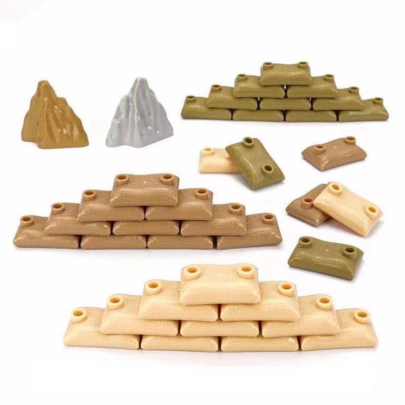 50 Stück MOC Militär-Sandsack- – Lego Minifigure Holder Bewertung und Preis